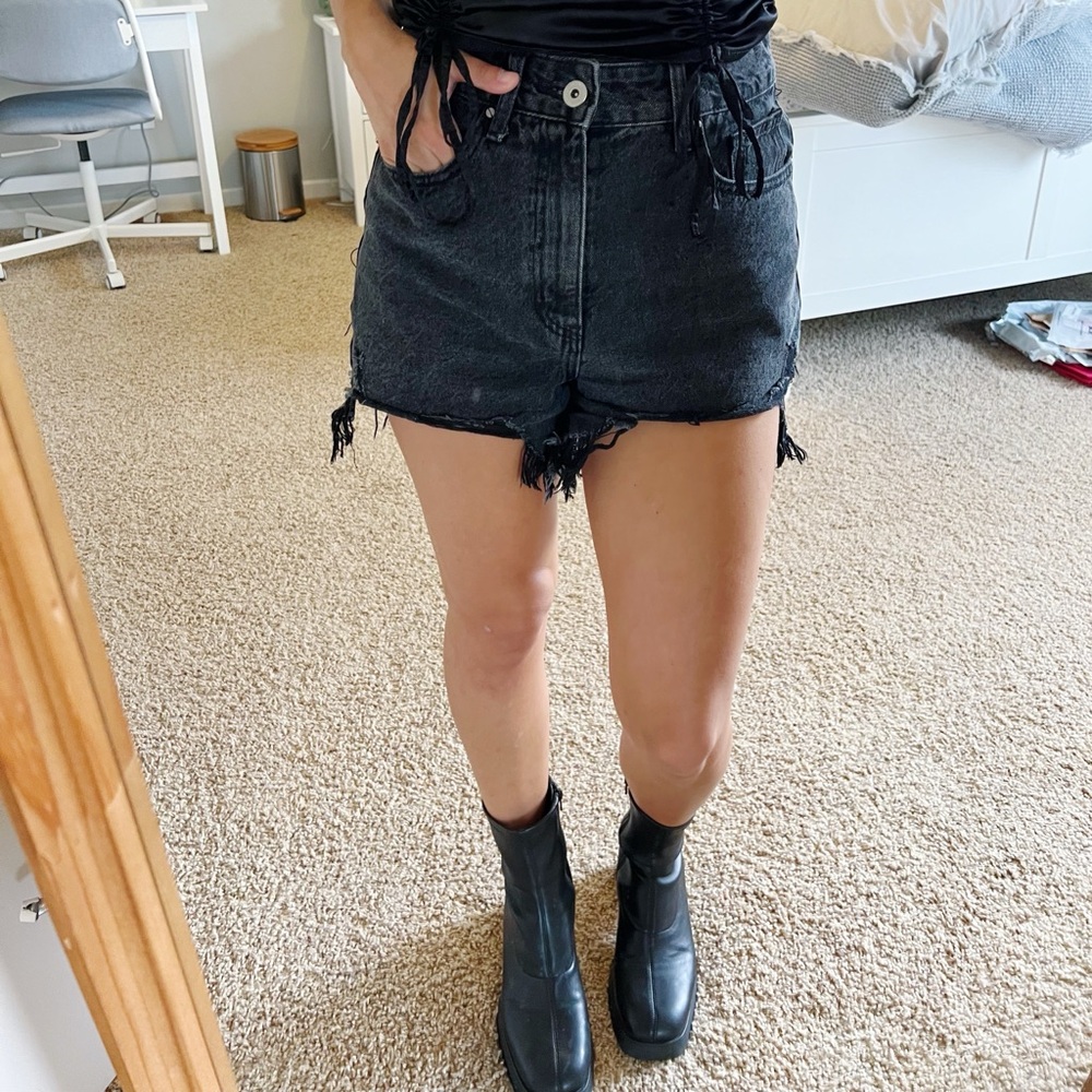 Cotton On Black Denim Shorts